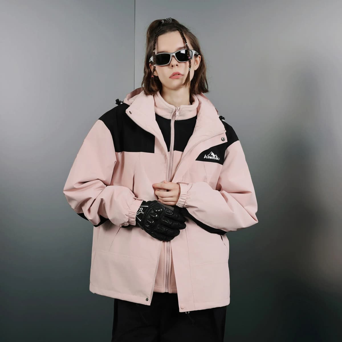 Kawasaki Waterproof And Windproof Windbreaker Jacket Unisex 28