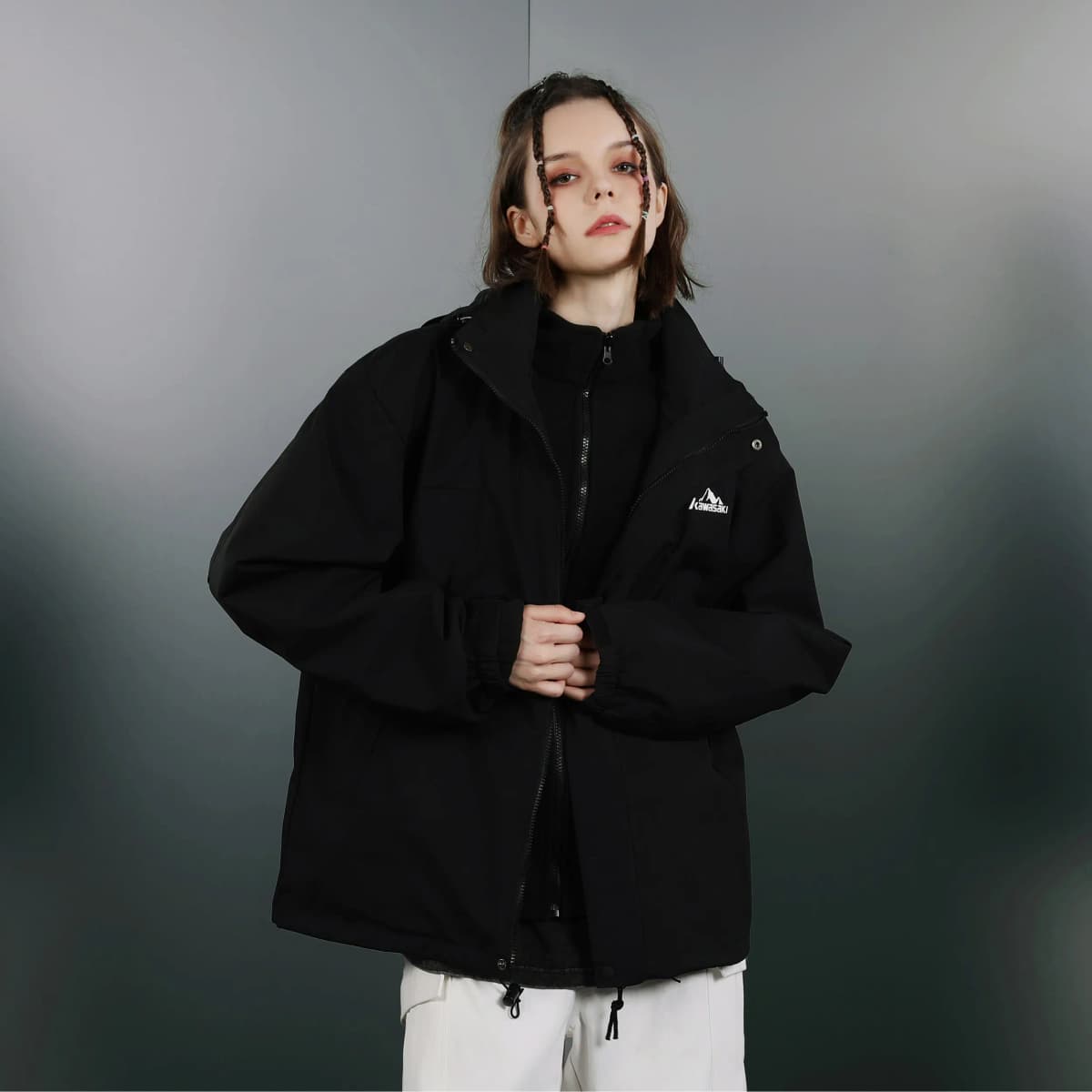 Kawasaki Waterproof And Windproof Windbreaker Jacket Unisex 24