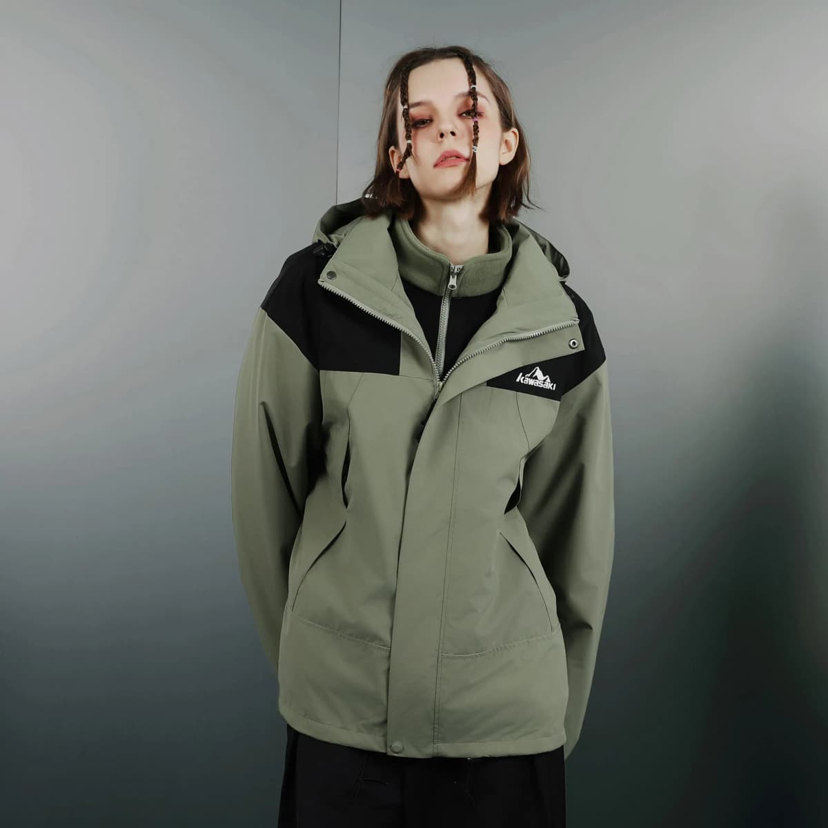 Kawasaki Waterproof And Windproof Windbreaker Jacket Unisex 42