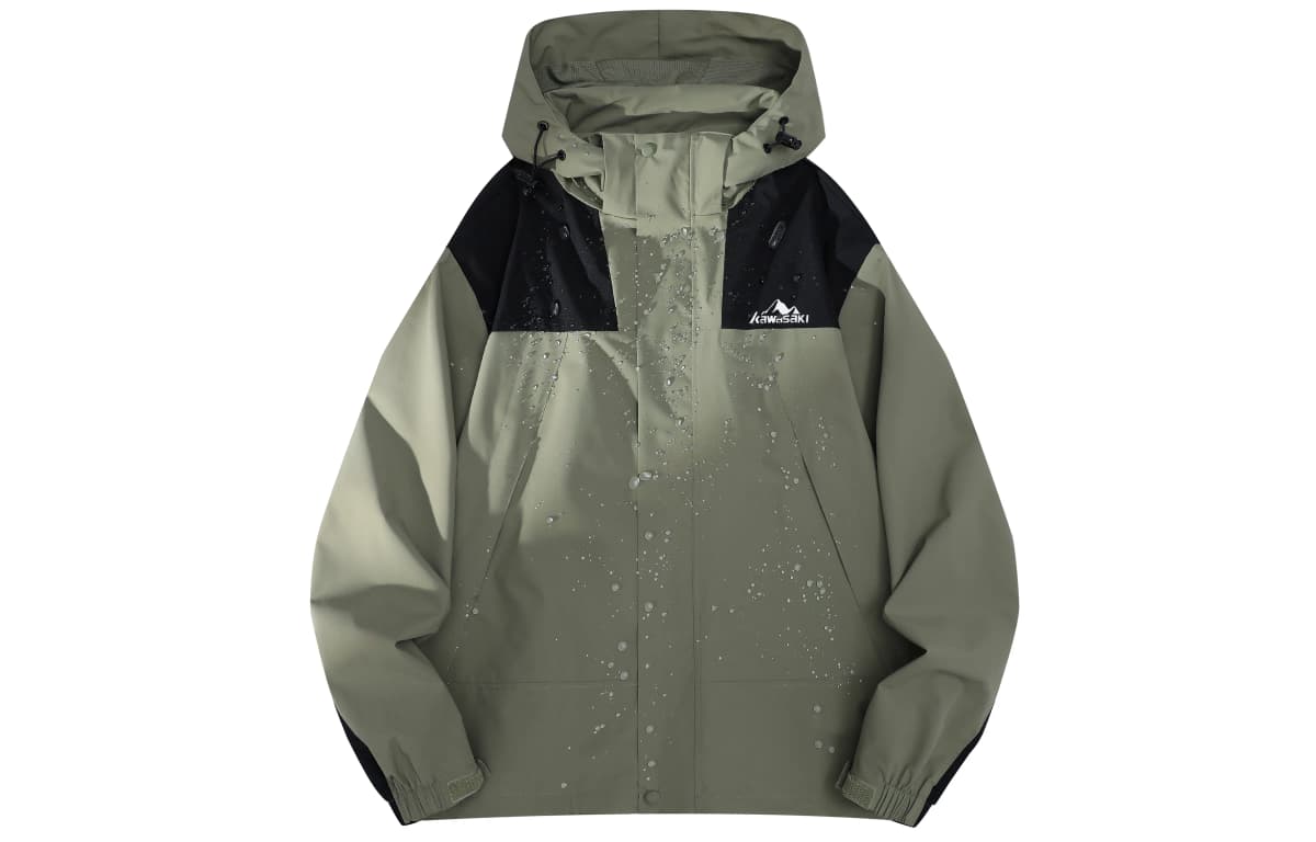 Kawasaki Waterproof And Windproof Windbreaker Jacket Unisex 9