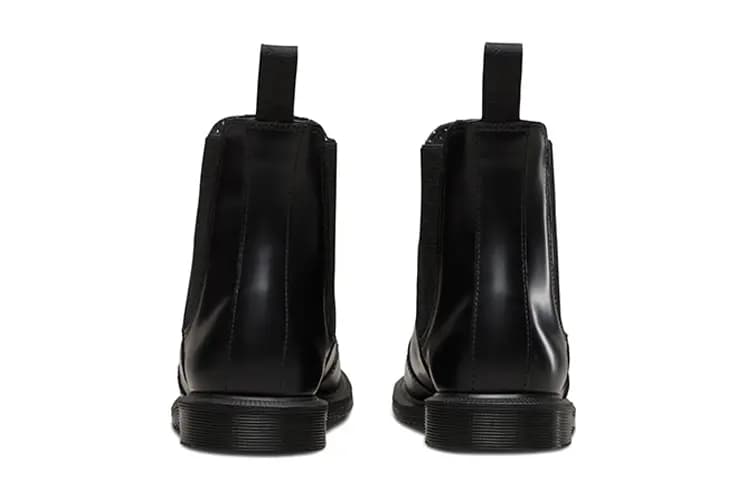 Dr.Martens Flora Smooth Leather Chelsea Boots Qadın Qara 3