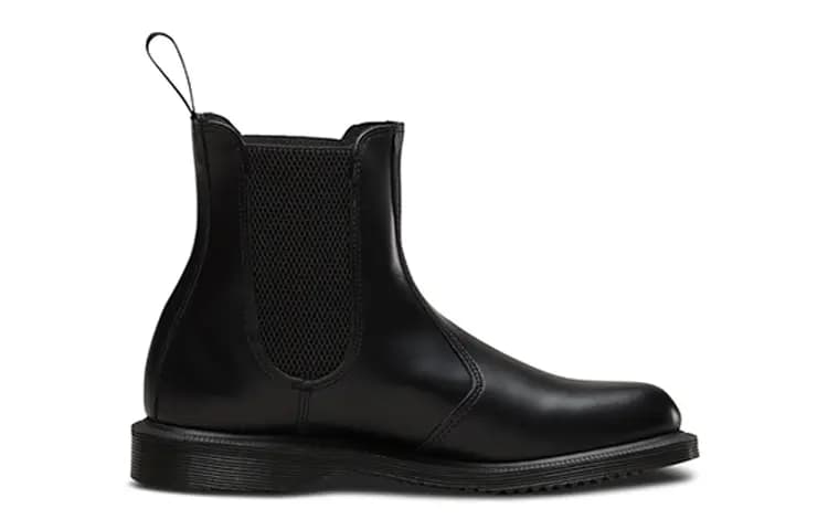 Dr.Martens Flora Smooth Leather Chelsea Boots Qadın Qara 2