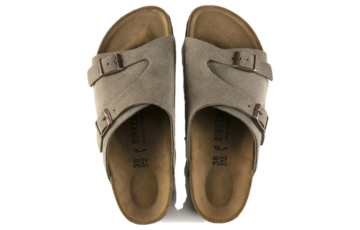 Birkenstock Zurich Zamşa Taupe 4