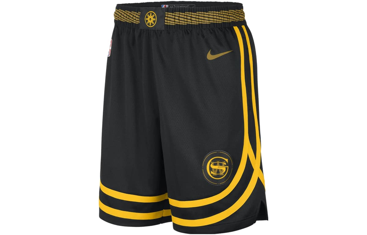 Nike Golden State Warriors 2023/24 City Edition NBA Swingman Şortu Kişi