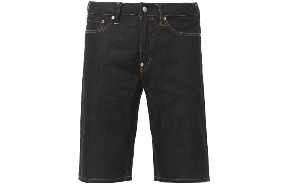 EVISU x KEITH HARING Collaboration Denim Shorts Men's Denim Blue
