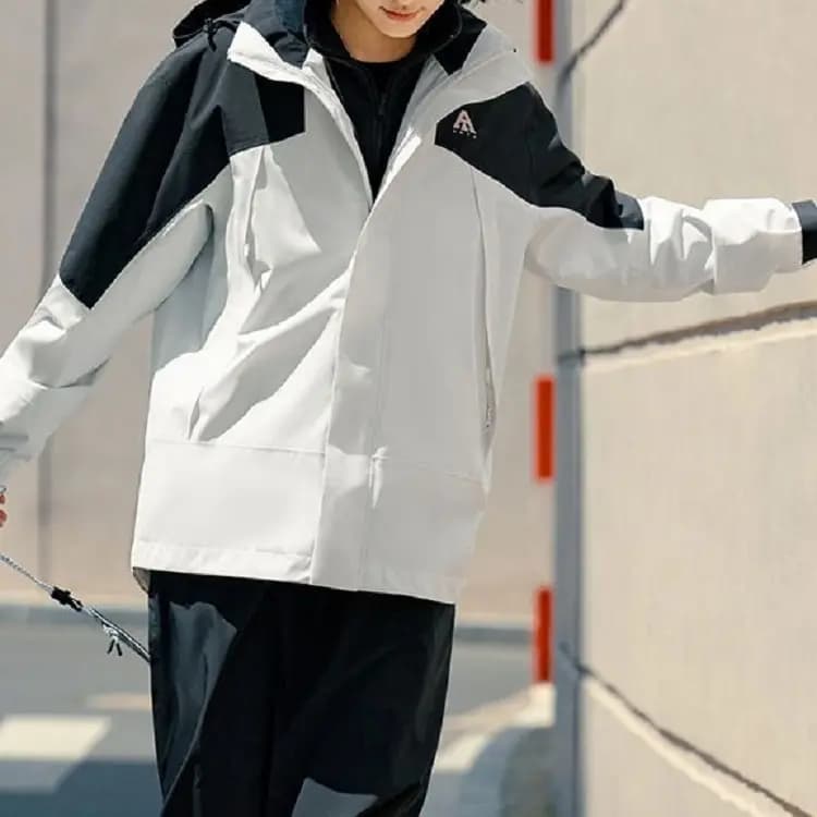 ANTA Windbreaker Jackets Women's Papyrus White 3