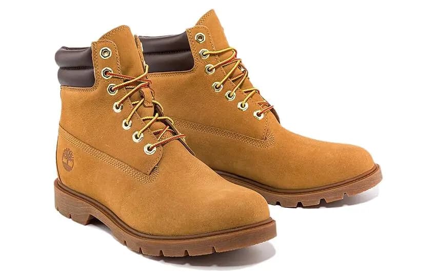 Timberland 6 Inch Double Collar Waterproof Basic Wheat Nubuck 4