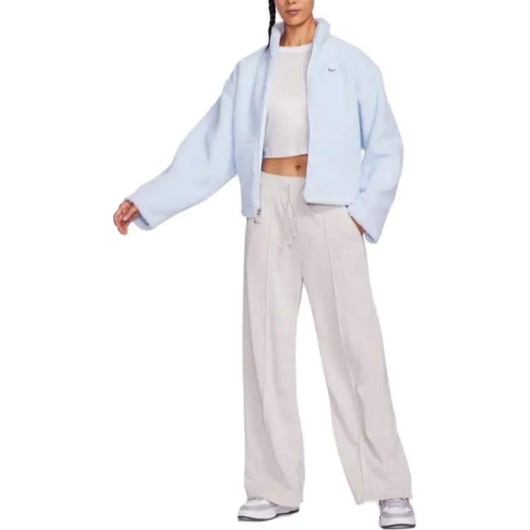 Nike Velvet Jackets Women's Purple Blue 3