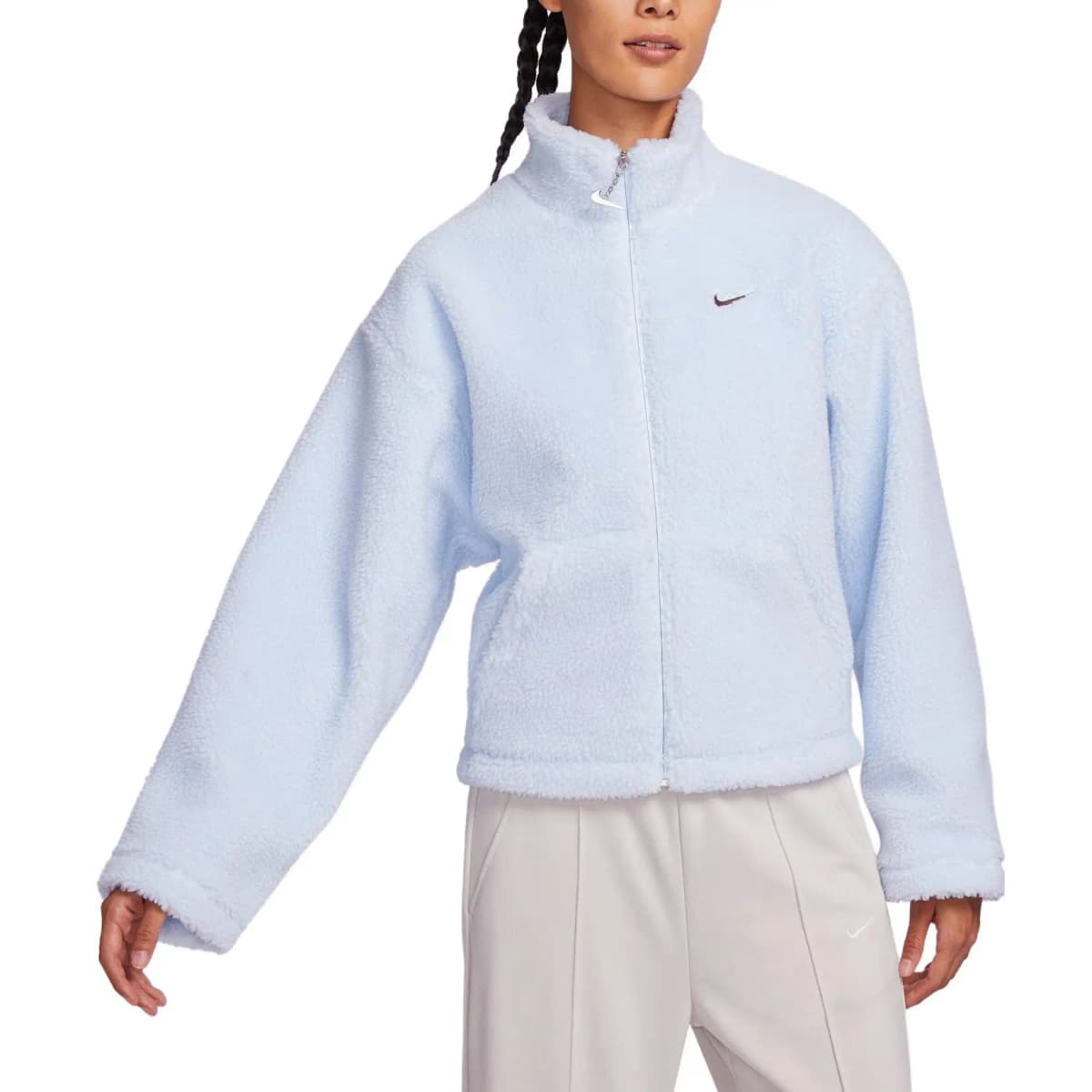 Nike Velvet Jackets Women's Purple Blue 4