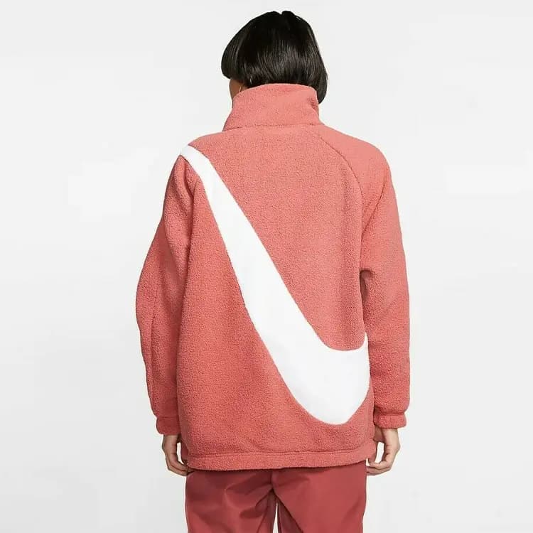 Nike Women'ss Reversible Swoosh Jacket Light Redwood/White 5