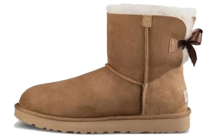 UGG Mini Bailey Bow Ii Çəkmə Qadın Chestnut