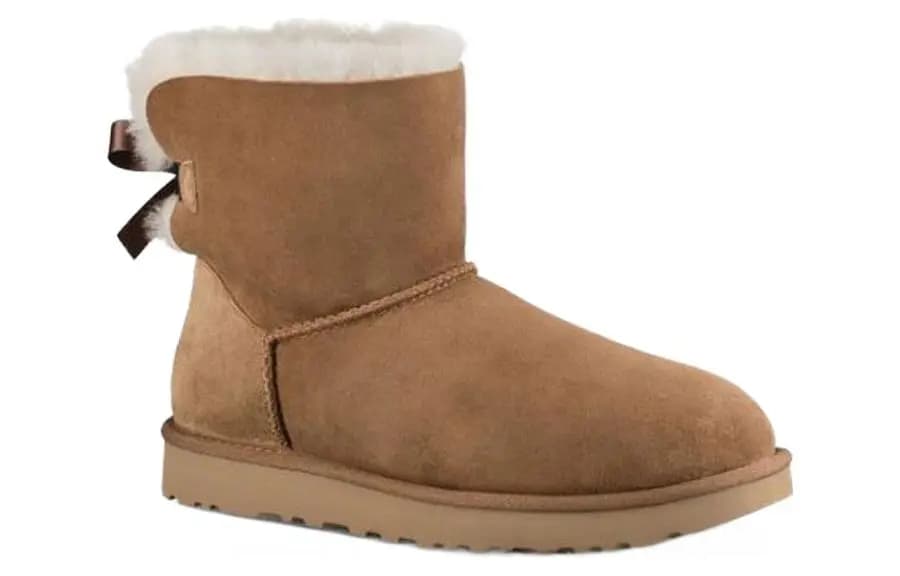 UGG Mini Bailey Bow Ii Çəkmə Qadın Chestnut 2