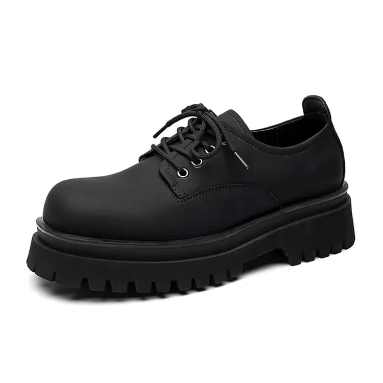 YEDANI Ankle Length Martin Boot Men's Black 2