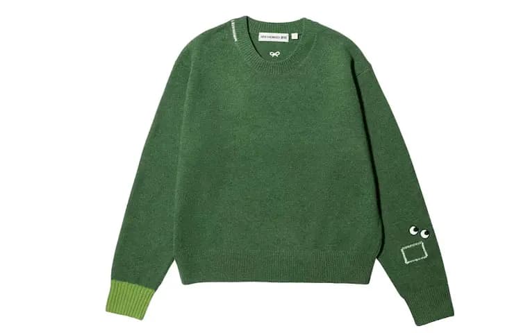 UNIQLO x Anya Hindmarch Qadın Sviter Yaşıl