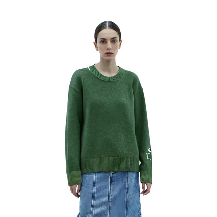 UNIQLO x Anya Hindmarch Qadın Sviter Yaşıl 4