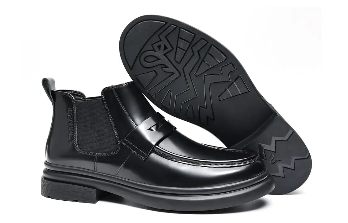 C°BANNER Ankle-Length Chelsea Boots Men's Black 5