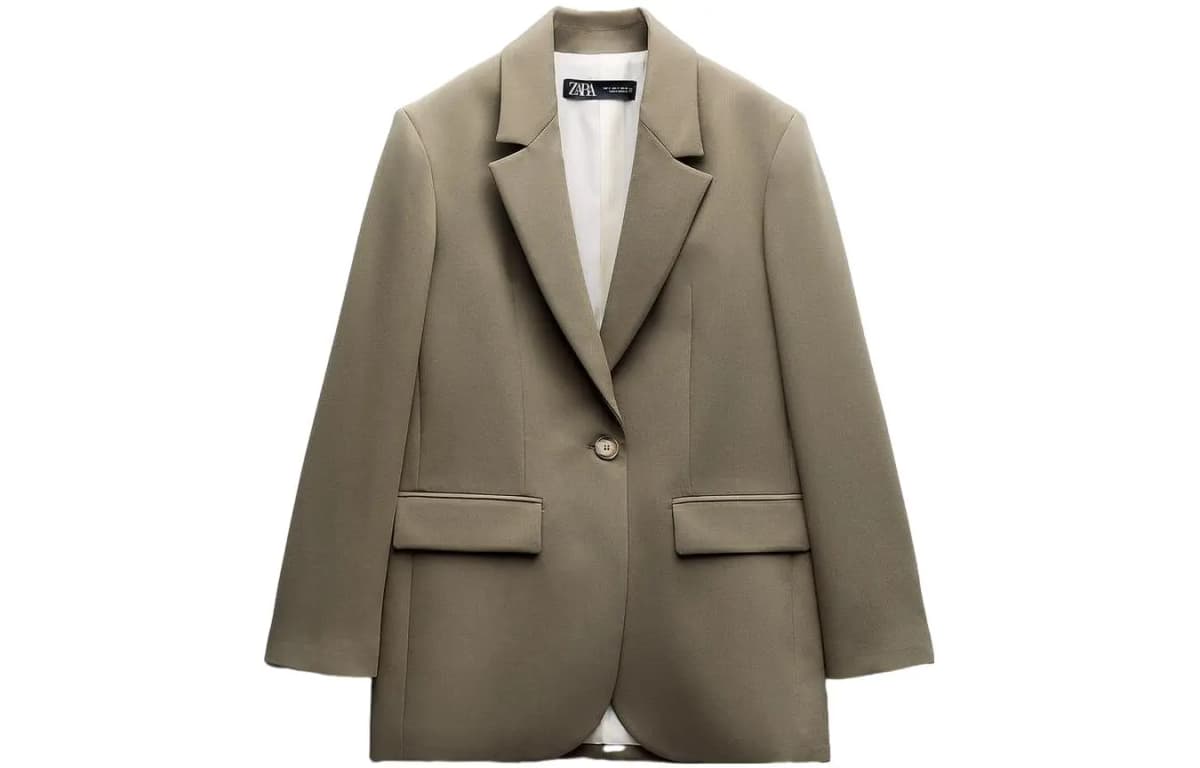 ZARA Business Suit Qadın Xaki