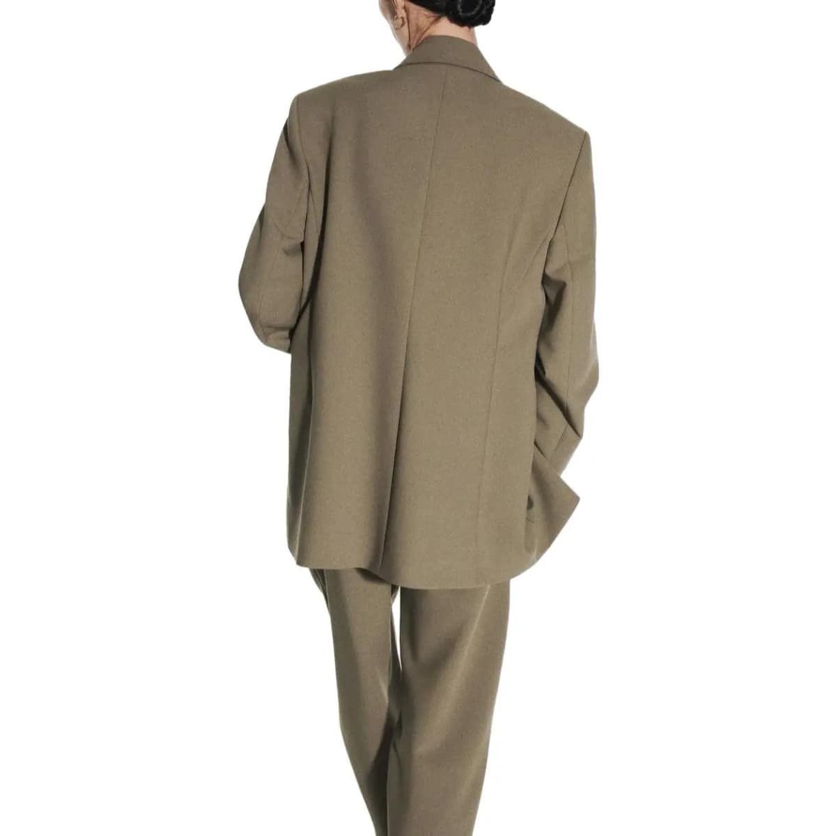 ZARA Business Suit Women's Khaki 4