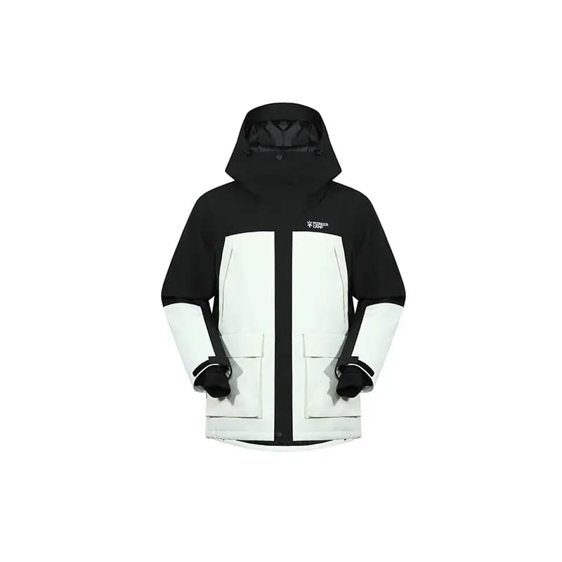 PIONEER CAMP Chest Letter Logo Outdoor Graphene Padded Professional Windproof Waterproof Cold-Resistant Durable Tear-Resistant Warm Hiking Ski Jacket Unisex