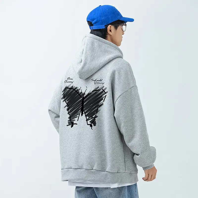 FREO3N Kapüşonlu Sweatshirt və Cins Şalvar Dəsti 18