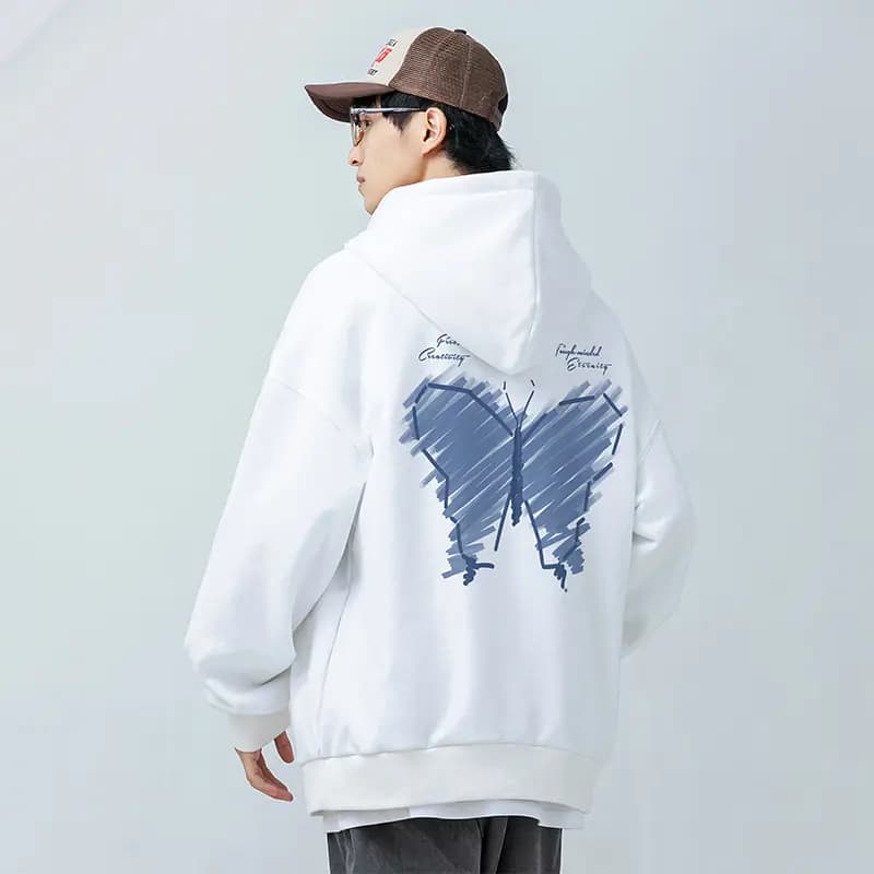 FREO3N Kapüşonlu Sweatshirt və Cins Şalvar Dəsti 14