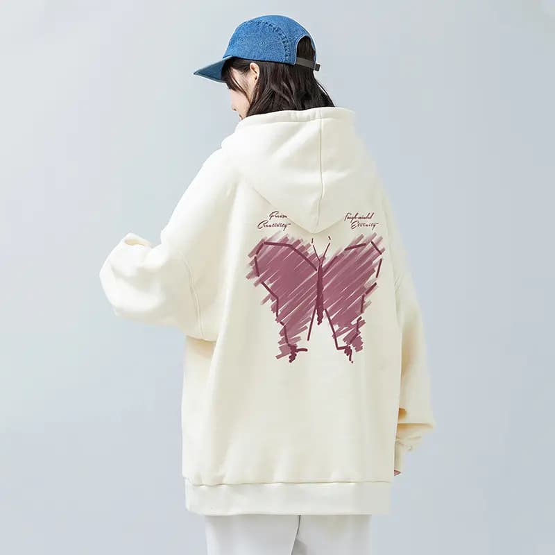 FREO3N Kapüşonlu Sweatshirt və Cins Şalvar Dəsti 10
