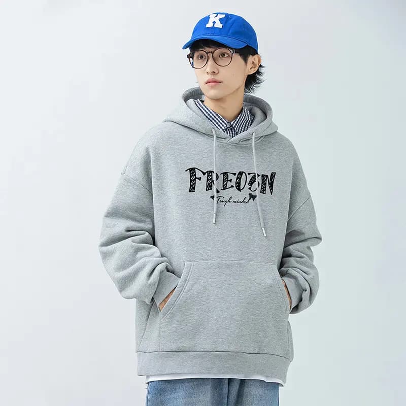 FREO3N Kapüşonlu Sweatshirt və Cins Şalvar Dəsti