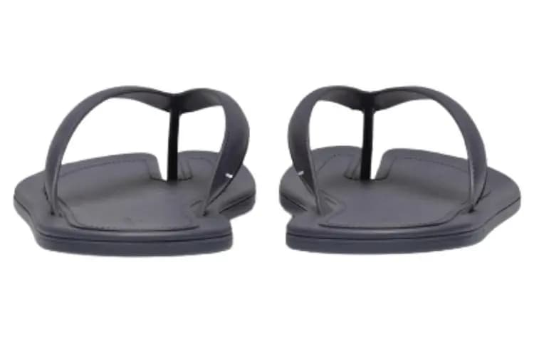 Maison Margiela Round Toe Slip-On Flip-Flops Men's Blue Gray 5