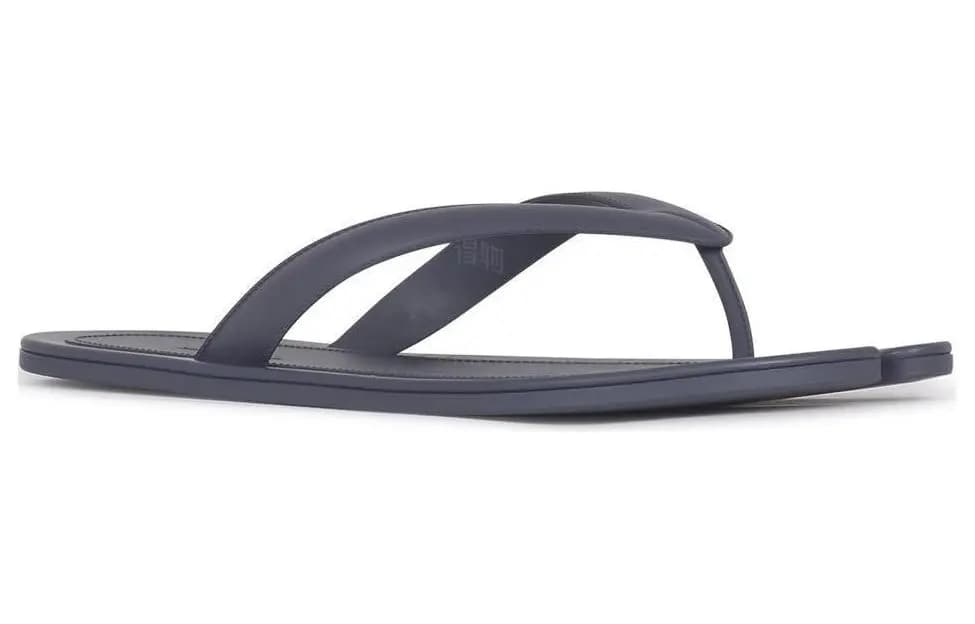 Maison Margiela Round Toe Slip-On Flip-Flops Men's Blue Gray 2