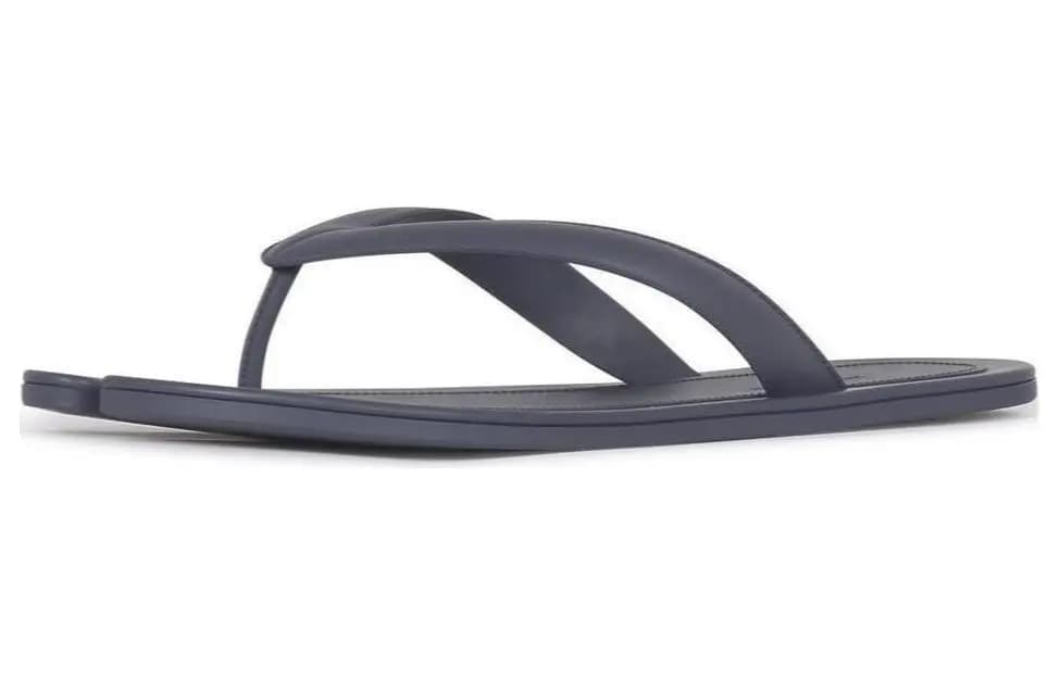 Maison Margiela Round Toe Slip-On Flip-Flops Men's Blue Gray