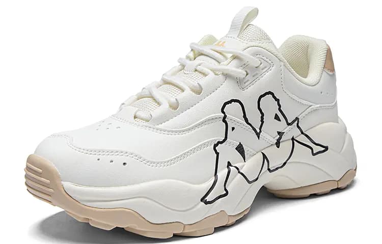 Kappa High-Top Chunky İdman Ayaqqabısı Unisex Ağ/Qara 3