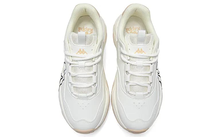Kappa High-Top Chunky İdman Ayaqqabısı Unisex Ağ/Qara 4