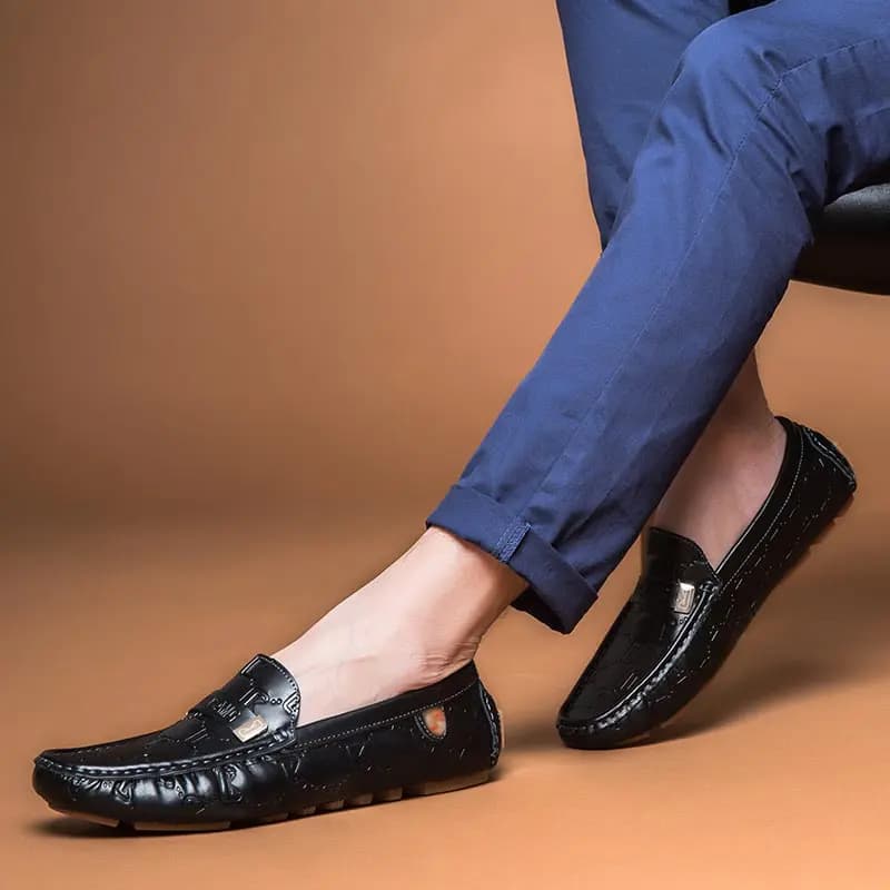 CKVUSAMG Gommino Loafers Men Black 7