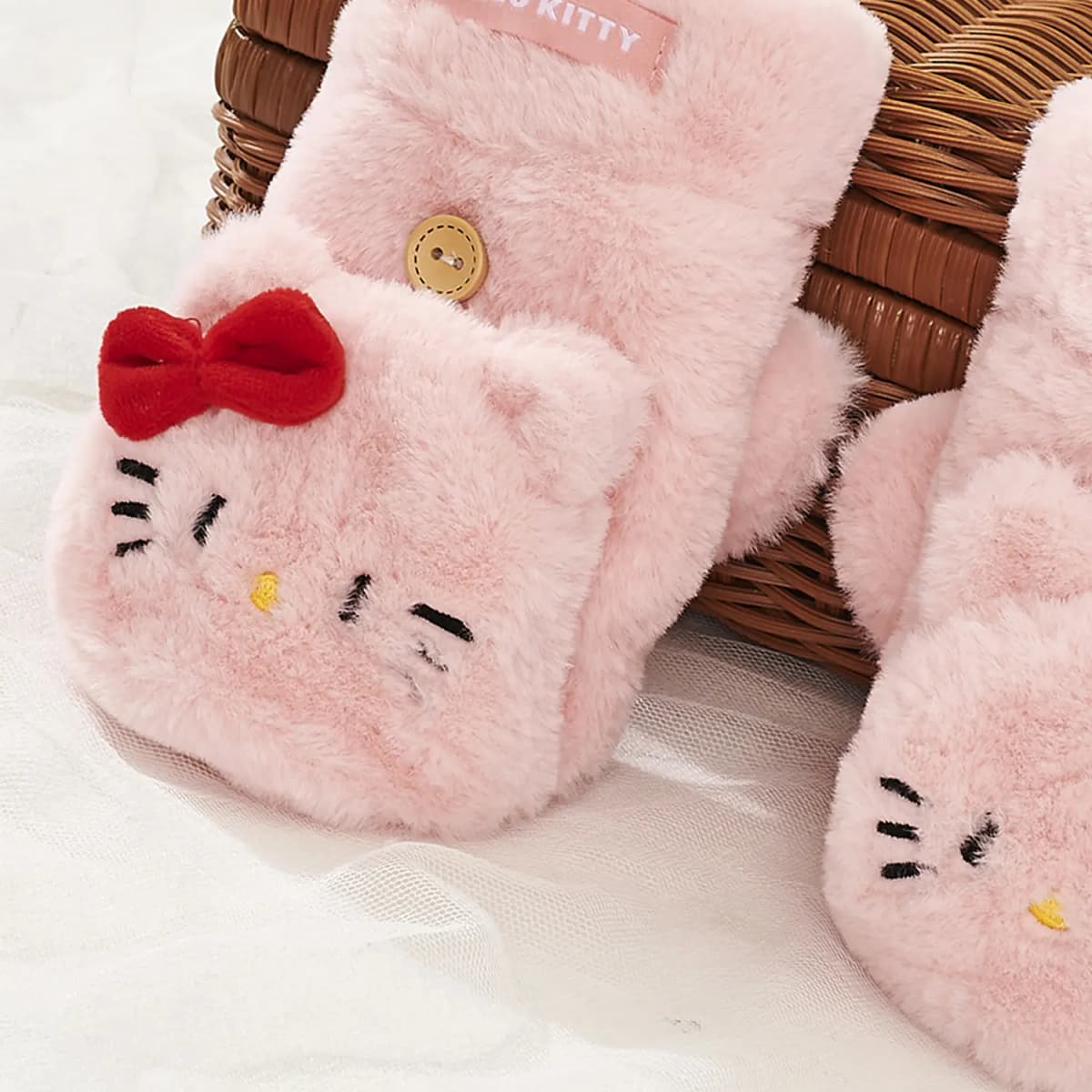 Sanrio Hello Kitty Əlcək Qadın Ağ 7