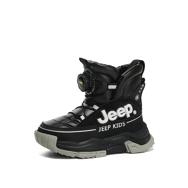Jeep Uşaq Qar Çəkmələri Ağ/Qara 2