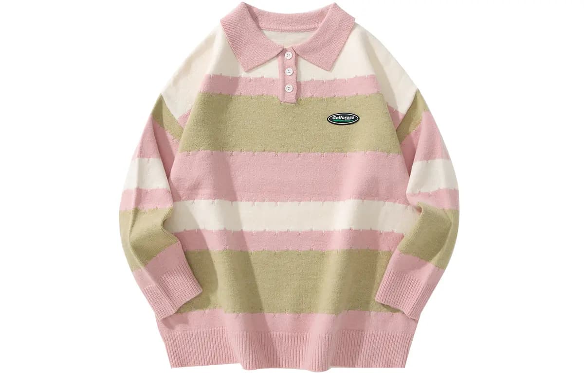 GOLFCROSS College Üslublu Polo Yaxa Cemper Unisex