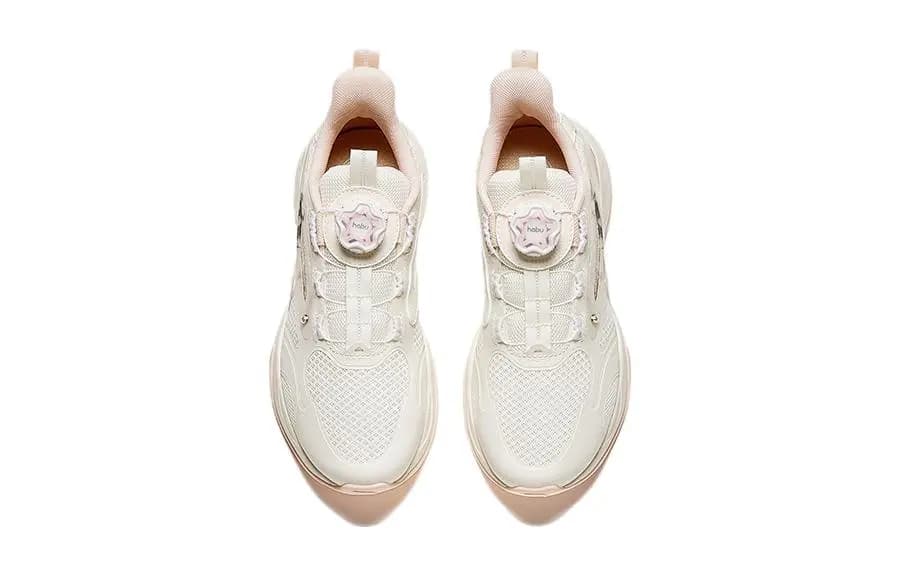 Anta Kids Slim Low-Top Uşaq Qaçış Ayaqqabısı Ağ/Çəhrayı 3