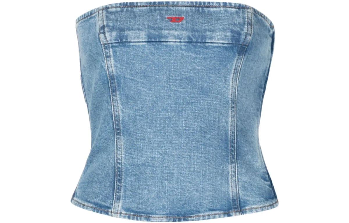 DIESEL SS24 Qadın Top Mavi
