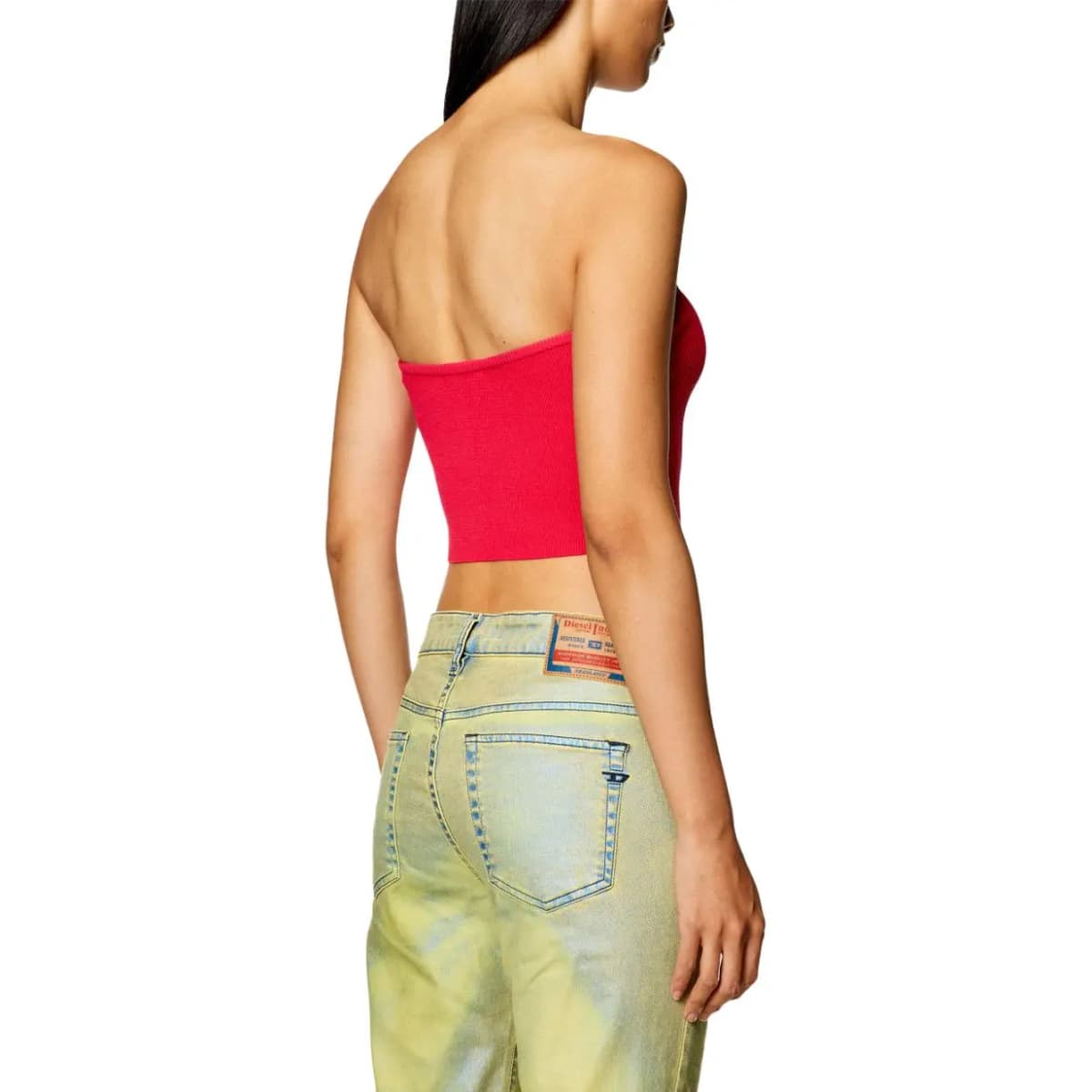 DIESEL OVAL-D FW23 Qadın Top Qırmızı 4