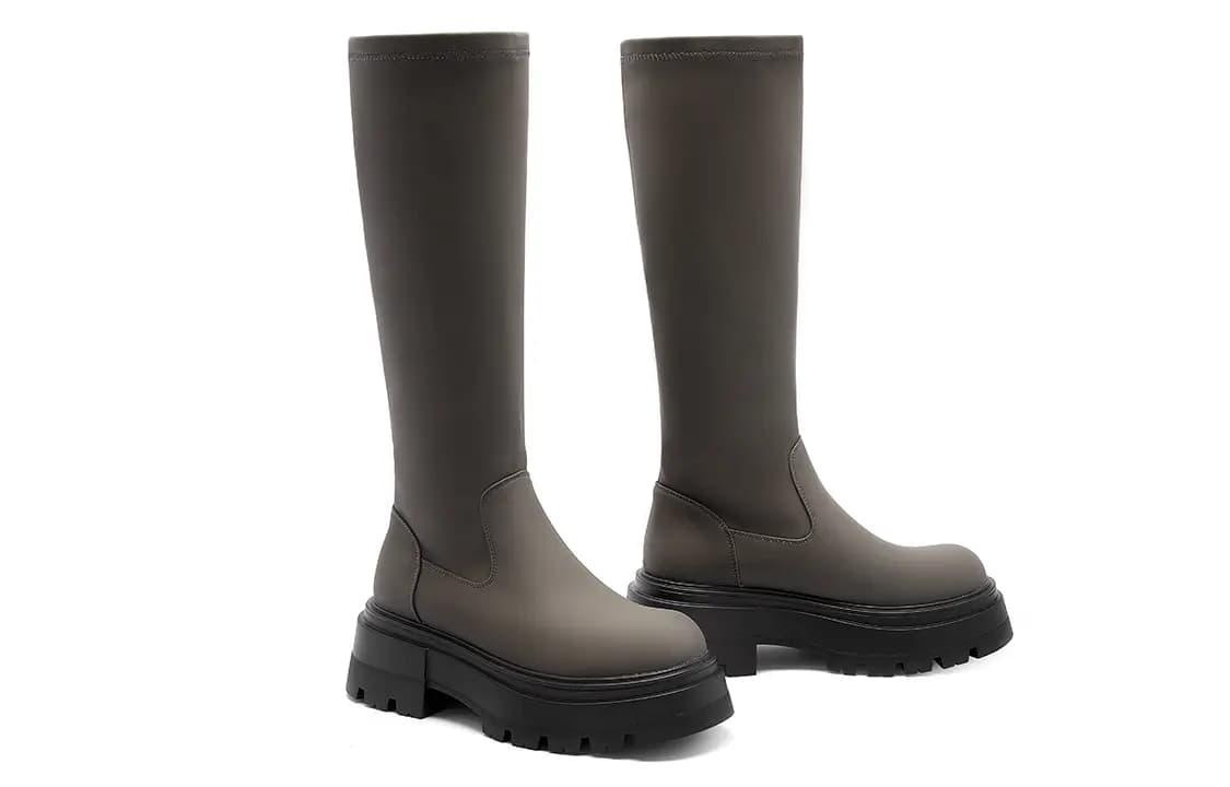 C°BANNER Knee-high Boots Women's Gray 4