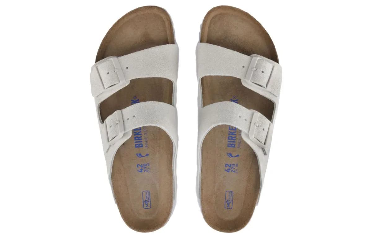 Birkenstock Arizona Soft Footbed 'Antique White' 4