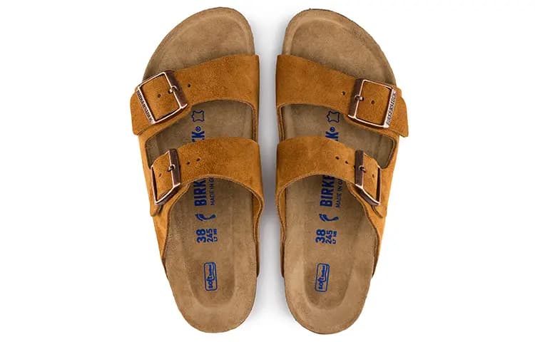 Birkenstock Arizona Suede Leather Terlik 'Mink' 5