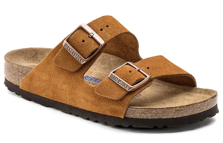 Birkenstock Arizona Suede Leather Terlik 'Mink' 3
