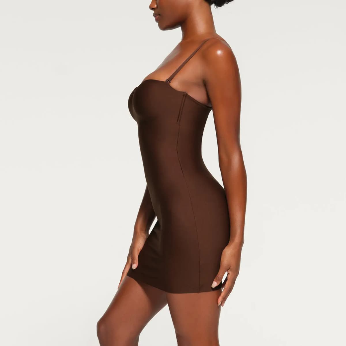 SKIMS BODY UNDERWIRE Qadın Slip Donu Cocoa 4