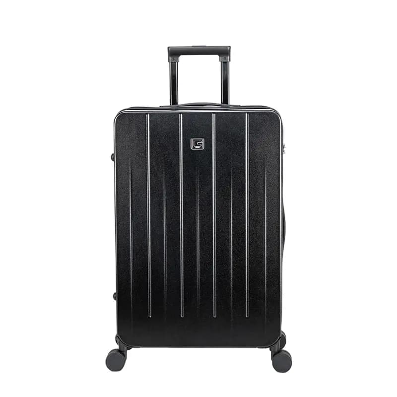 GUESS Large Capacity Durable Luggage 8 Silent Spinner Wheels PC+ABS Suitcase 20" 24" Unisex Cream/Black 10