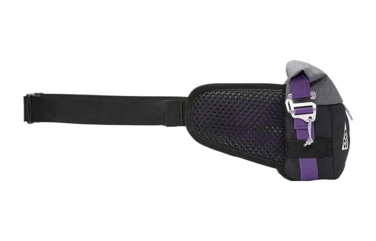Nike Polyester Fanny Pack Regular Unisex Black & Cool Gray & White 2