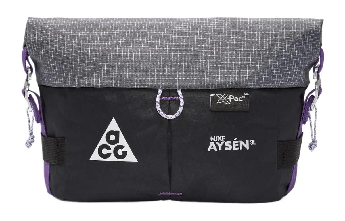Nike Polyester Fanny Pack Regular Unisex Black & Cool Gray & White 5