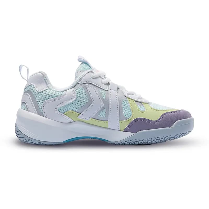 Kawasaki Glory Series Cushioning Wear Resistant Low Top Badminton Shoes Unisex Gray Cyan 2
