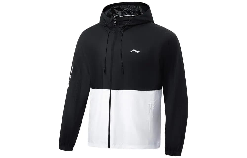 LiNing Smoothie Günəşdən Qoruyucu Geyim Unisex Qara/Ağ 2