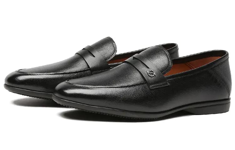 S.T. Dupont Dəri Kişi Loafer Qara 2